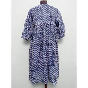 Vestidos Midi Boho de Verano con Estampado Floral Dulce de 2 Piezas, 100% Algodón, Cuello en V, Borlas, Manga Corta, Holgados e Informales - Product Image 6