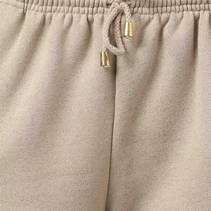Ensemble de survêtement 2 pièces personnalisé pour femme : sweat à capuche court zippé et pantalon en velours respirant - Product Image 6