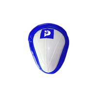 Protège-guêtres de cricket durable rouge et blanc avec protection rembourrée en bois pour hommes et femmes de 12 ans et plus