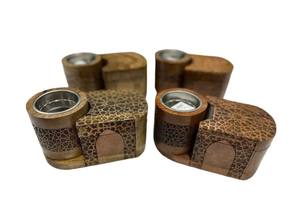 Porte-encens élégant en bois naturel et acrylique avec plateau, coffret pour la décoration de la maison pour le Ramadan et l'Aïd, Mabkhara personnalisée, Mubkhar - Product Image 6