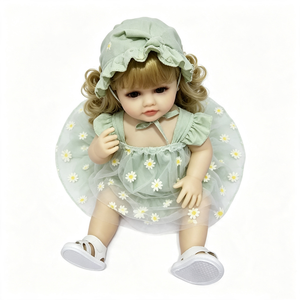 Poupée bébé réaliste en silicone personnalisée, poupée reborn en vinyle corps entier, poupée bébé fille nouveau-né réaliste - Product Image 2