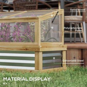 Serra per aiuole da giardino per la coltivazione e la protezione delle piante - Product Image 4