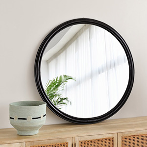 Made in Vietnam modern round rattan <b>mirror</b> premium quality home decor top deal wall <b>mirrors</b> wholesale - Product Image 5