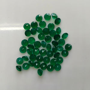 Ónix Verde Natural de 9 mm, Corte Brillante Redondo, Gema Suelta de la Mejor Calidad para Joyería, Gemas de Red Mountain - Product Image 3