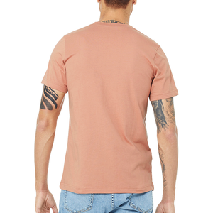 เสื้อยืดลำลองผู้ชายสีกรมท่า แขนสั้น คอกลม แห้งเร็ว สีพื้น ทรงปกติ - Product Image 3