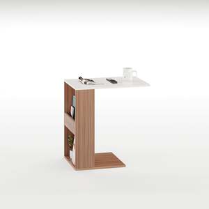 Mesa Auxiliar de Diseño Moderno Ender, Serie Premyrr, con Opciones de Color Wenge y Frosty - Product Image 2