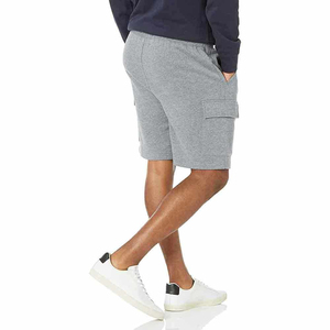 Pantalones de malla para hombre, de verano, informales, de secado rápido, ligeros, transpirables, de alta calidad, con cintura elástica, colores personalizados, parte delantera sólida - Product Image 6