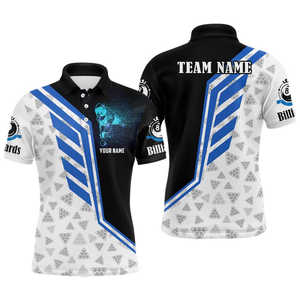 Camiseta Deportiva Sublimada Personalizada, Transpirable, para Equipo de Billar, de Alta Calidad, 100% Poliéster, para Hombre - Product Image 3