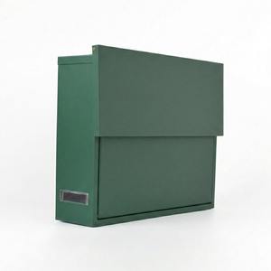 Boîte aux lettres miniature décorative en acier pour jardin extérieur moderne, à fixer au mur avec serrure sécurisée, pour lettres et journaux, installation facile - Product Image 5