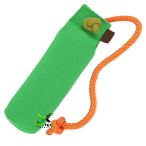 VANTEX SPORTS Juguete Ecológico, Resistente y Ligero para Perros y Gatos, de Lona Roja Simple con Cuerda Naranja, Reutilizable - Product Image 6