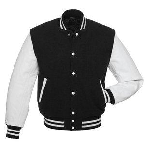 Custom Unisex Thick Wool Varsity <b>Jacket</b> with Hood Reversible Design <b>Waterproof</b> & Windproof Streetwear Style - Product Image 1