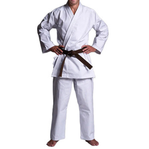 Uniforme de karaté Kata Gi personnalisé, uniforme de karaté léger, blanc, pour la compétition et l'entraînement, fabrication OEM - Product Image 1