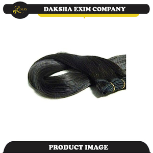 Vente de gros Prix bon marché de fermeture de cheveux du temple indien du sud de haute qualité Texture droite Cheveux humains vierges Remy bruts directement en usine - Product Image 2