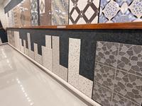 Panneau mural de cuisine moderne en céramique décorative émaillée antidérapante semi-mate pour crédence de cuisine et présentoir de comptoir