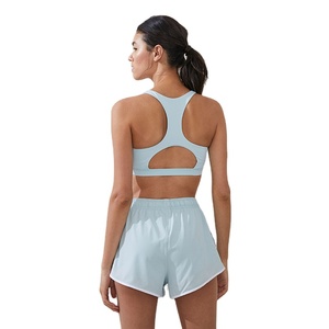 Ensembles pour femmes en polyester 95% et élasthanne 5%, vêtements d'entraînement de haute qualité, streetwear d'été, tenues de sport à taille élastique, vente en gros - Product Image 3