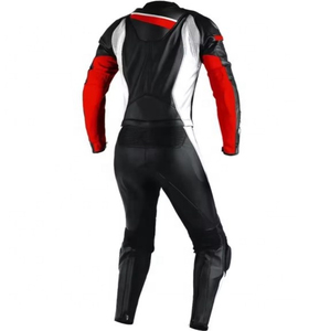 ชุดแข่งรถมอเตอร์ไซค์หนังแท้สำหรับผู้ชาย OEM กันน้ำ กันลม ระบายอากาศ แห้งเร็ว ปรับแต่งขนาดและสีได้ คุณภาพสูง - Product Image 2