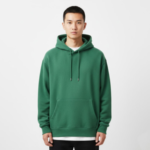 Mens Fleece Hooded Sweatshirt Custom Oversized Heavyweight <b>Pullover</b> Hoodie Plain Blank Tracksuit <b>Jumper</b> Autumn Winter Fashion - Product Image 1