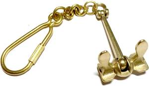 Casco de Buceo Marino de Latón Pulido con Llavero, Artículos Náuticos, Coleccionable de Arte de 3 Pulgadas - Product Image 2