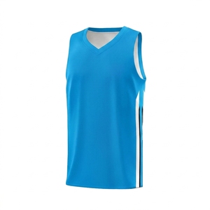 Yellow V-Neck Sleeveless Basketball Jersey Mesh Breathable Unisex Adult Sports Tank <b>Top</b> - Product Image 4