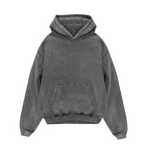 Sudaderas con Capucha de Algodón Grueso, Estilo Vintage, Corte Regular, Ecológicas, Bordadas y con Lavado Ácido, Personalizadas al por Mayor, Marca Privada OEM - Product Image 3
