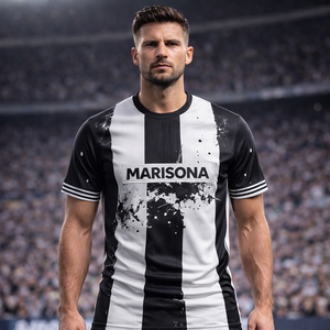 เสื้อฟุตบอลสั่งทำพิเศษ แขนสั้น ไซส์ใหญ่ แห้งเร็ว ระบายอากาศได้ดี ผลิตจากโพลีเอสเตอร์ 100% สำหรับสโมสร ทีม ลีก รับผลิตแบบ OEM และติดฉลากส่วนตัว - Product Image 3