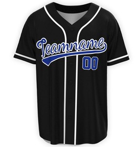 Ensemble de maillots de baseball personnalisés pour jeunes, respirant, imprimé par transfert thermique, avec logo brodé, couleur unie, manches courtes - Product Image 3
