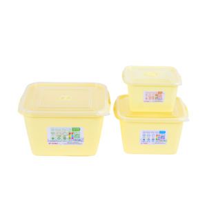 Set of 3 Food Containers Airtight Lunch Boxes BPA Free <b>Kitchen</b> <b>Storage</b> - Product Image 5