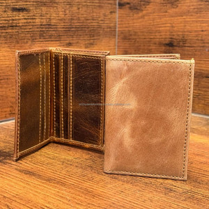 ใหม่กระเป๋าใส่บัตรเครดิตหนังแท้แบบเต็มลายไม้กระเป๋าใส่บัตรแบบหลายช่อง - Product Image 5