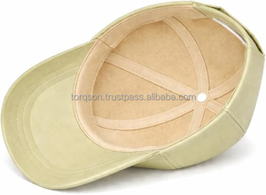 Gorra de béisbol de cuero personalizada con acabado de cuero premium, colores personalizados y artesanía profesional para pedidos al por mayor - Product Image 5
