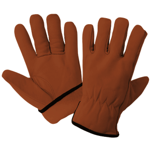 Guantes de Trabajo de Cuero Vacuno Granulado, Flexibles, Resistentes al Calor, Chispas y Abrasión, para Jardinería, Seguridad y Conducción - Product Image 3