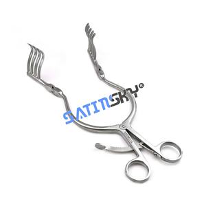 Juego de Instrumentos Retractores Quirúrgicos Ortopédicos Veterinarios Autoajustables Weitlaner, Grado Alemán, Acero de Alta Calidad, Certificado CE - Product Image 1