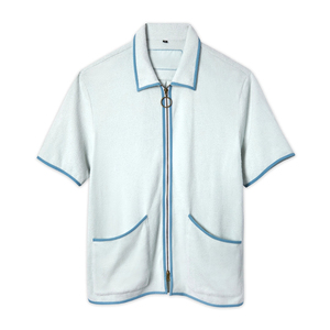 Camisa de Cabana de Manga Corta para Hombre, 100% Algodón, Anti-Pilling, Transpirable, Ecológica, Casual, Corte Holgado, Tela Ligera, para Playa - Product Image 2