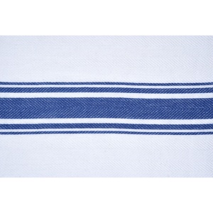 Serviette de cuisine à rayures à chevrons en coton 100% de qualité supérieure douce et confortable Serviette de nettoyage de cuisine multi-usages à haute absorption bleu - Product Image 4
