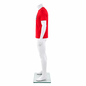 T-shirt graphique rouge 23 pour hommes avec nom personnalisé – T-shirt de sport à manches courtes et col rond - Product Image 4