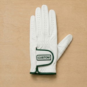 Gant de golf et de cyclisme personnalisé pour la main gauche, en PU, anti-UV, avec fentes pour les doigts, respirant, fermeture auto-agrippante, unisexe, pour le sport - Product Image 1