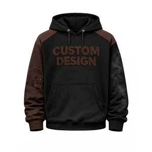 Fabricante de sudaderas de alta calidad para hombre, venta al por mayor de sudaderas extragrandes de algodón y forro polar, impresión personalizada, ropa de calle de invierno a la moda. - Product Image 5