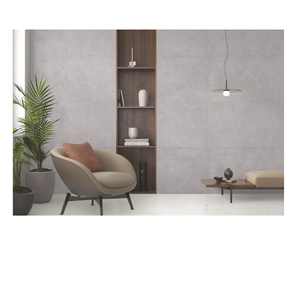 <b>LIGHT</b> GREY Full Body Vitrified Porcelain Floor Tiles 9mm Thick Non-slip Matte Adhesive Solid Texture - Product Image 1