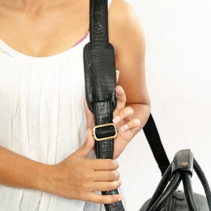 Top qualité Crocodile motif Vintage pleine fleur en cuir de vachette sac polochon en cuir véritable grande capacité voyage bagages sacs - Product Image 2