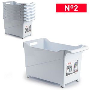 Carrello Multiuso Blanco N. 2 Carrelli Multiuso per Organizzazione e Stoccaggio Domestico - Product Image 3