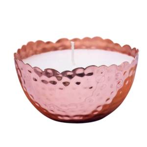 Portavelas aromáticos de metal con acabado en cobre y oro, hechos a mano, para decoración del hogar, regalos festivos y de agradecimiento, a bajo precio. - Product Image 5