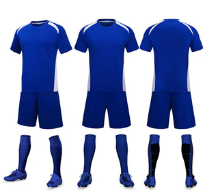 Team Soccer Uniform football jersey and shorts sports <b>kit</b> breathable quick dry material ideal for clubs <b>schools</b> leagues practice - Product Image 1