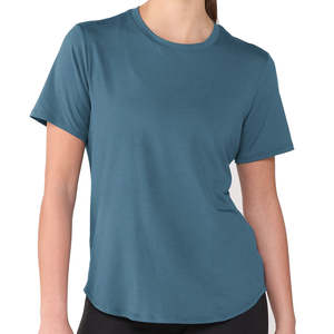 Camisetas Casuales de Manga Corta para Mujer, 100% Algodón, Transpirables, Ecológicas, Cuello Redondo, para Impresión Personalizada - Product Image 2