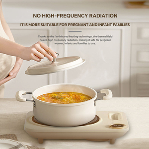 Any Pot Can Used Single Infrared Electric Stove Touch Screen Digital Control Knob 3500W Smart Battery <b>Universal</b> 100-240V - Product Image 4