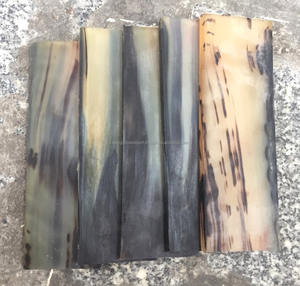 Mixed Color Handmade Water Buffalo Horn Scale Plate Luxury Craft Accessories Slabs Natural Color Variants OEM Available for - Product Image 5