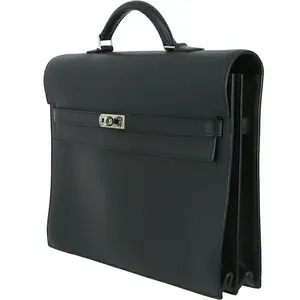 Porte-documents de luxe en cuir véritable de qualité supérieure pour hommes, sacoche d'affaires pour ordinateur portable avec serrure sécurisée, fournisseur en gros - Product Image 3
