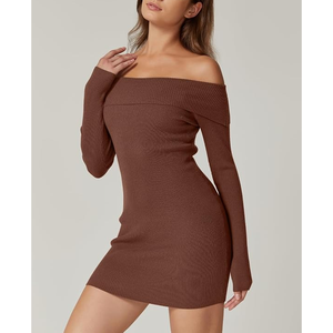 Vestido de Noche Elegante de Diseñador Personalizado para Mujer, Vestido de Fiesta con Cuello en V y Manga Larga para Graduación, Banquete - Product Image 5