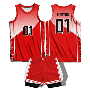 Uniforme de Baloncesto Personalizado de Alta Calidad – Camiseta y Pantalones Cortos Sublimados 100% Poliéster - Product Image 2