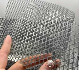 Tôle d'acier galvanisée haute résistance, panneau d'acier galvanisé à mailles losangées pour ventilation, rouleau de plaque en maille industrielle zinguée - Product Image 2