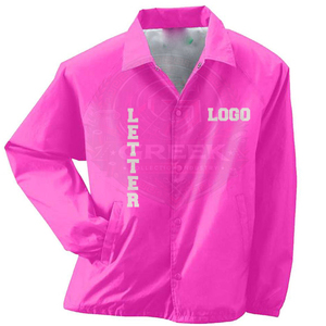 custom sorority and fraternity coach <b>jackets</b> Greek <b>jackets</b> embroidery logo line <b>jacket</b> windbreaker polyester <b>jackets</b> mesh lining - Product Image 4