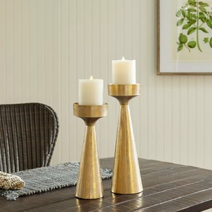 Porte-bougie Plum & Post Florence, 10,6 pouces de haut, forme de tulipe, résistant à la chaleur, décoration d'intérieur - Product Image 4